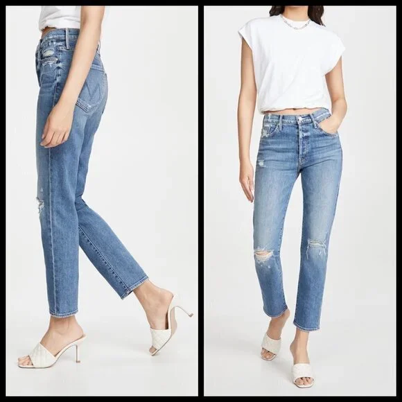 💕MOTHER SUPERIOR💕 The Trickster Ankle Jeans ~ On Holy Ground 30 NWOT